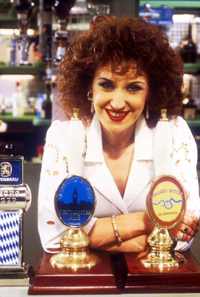 Anita Dobson as Angie Watts in EastEnders.