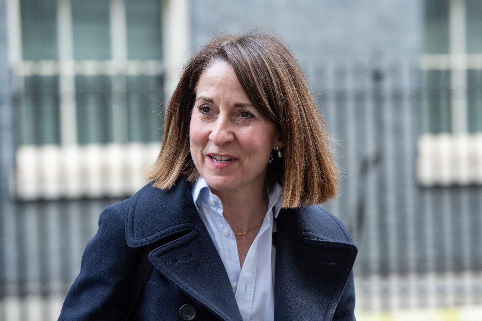 Liz Kendall, Secretary of State for Work and Pensions, leaving Downing Street after a Cabinet Meeting.