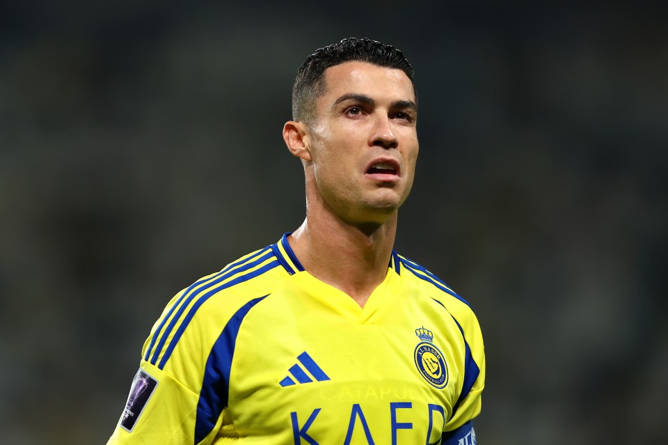 Cristiano Ronaldo in Al-Nassr jersey.