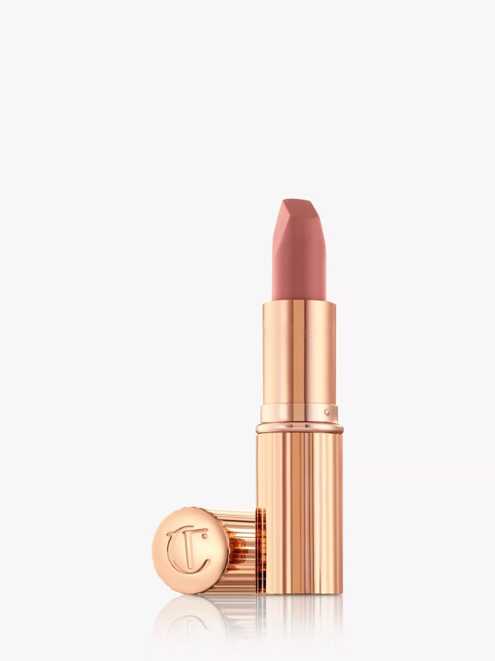 Charlotte Tilbury Pillow Talk Lipstick.