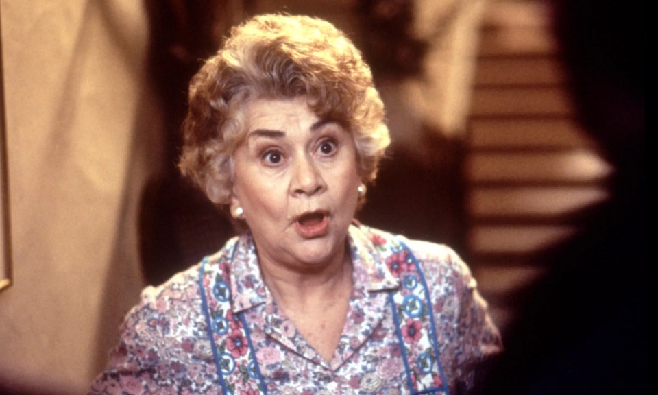 Joan Plowright in 101 Dalmatians.