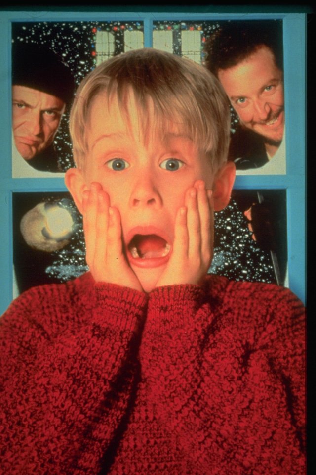 Macaulay Culkin as Kevin McCallister in Christmas comedy Home Alone