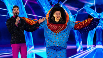 Danny Jones unmasked as Piranha on The Masked Singer.