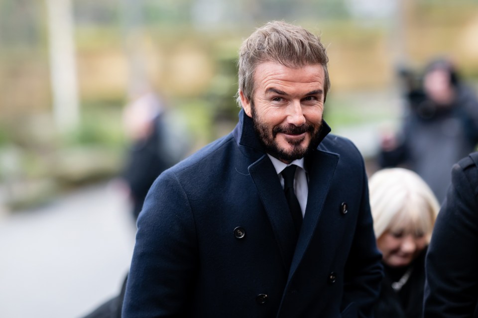 David Beckham was also in attendance