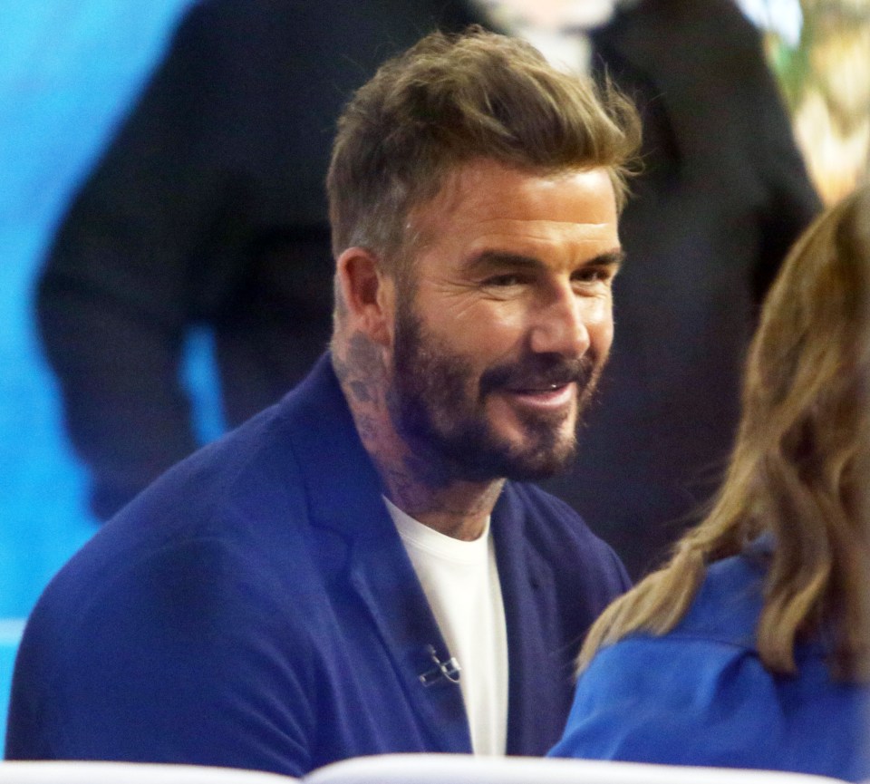 David Beckham on NBC's Today show.