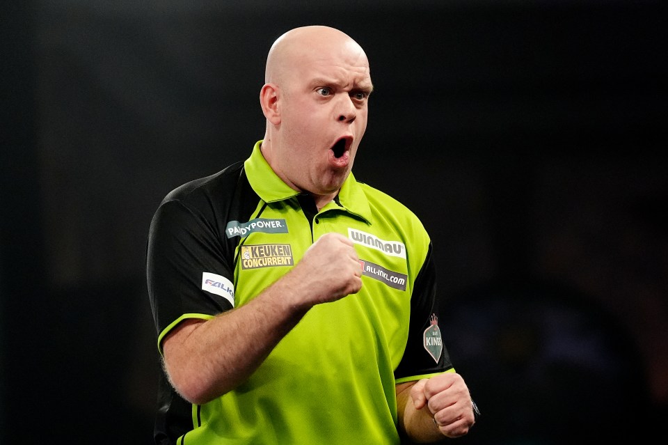 Michael van Gerwen progressed to the World Championship final with a win over Chris Dobey