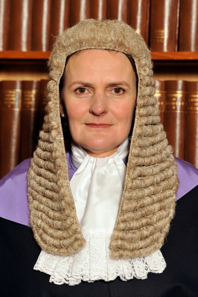 Portrait of District Judge Alison Louise Raeside in her judicial robes.