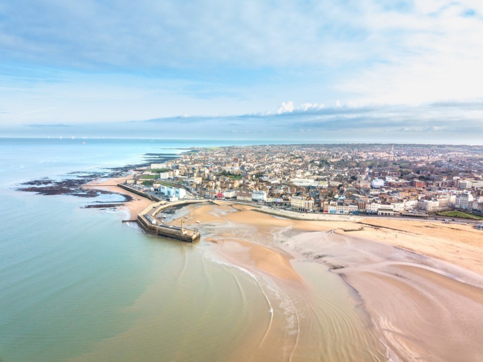 Margate in Kent has houses sell for an average price of £313,499