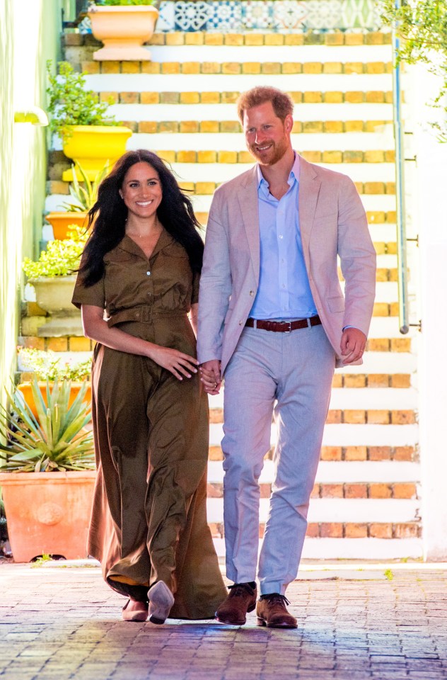 The Duke and Duchess of Sussex, Prince Harry and Meghan Markle walking together