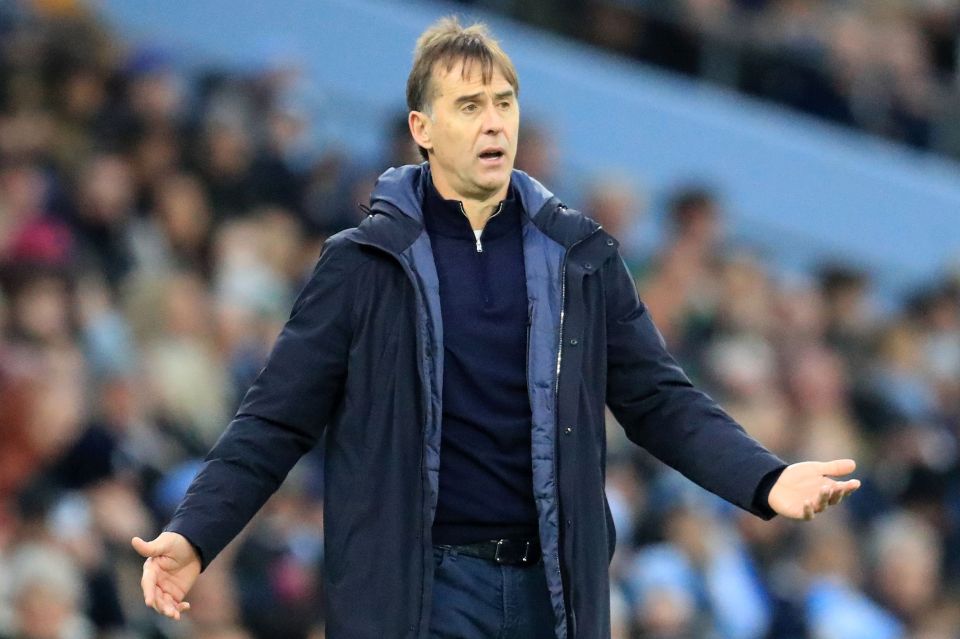 Julen Lopetegui is set to be sacked by West Ham