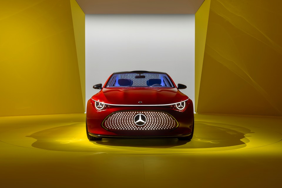 Mercedes-Benz Concept CLA Class, the first vehicle developed on the MMA platform.