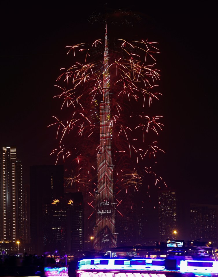 The emirate staged a heritage-themed show to ring in 2025, combining traditional fireworks with 3D drone artistry