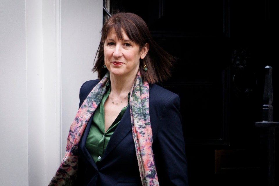 Rachel Reeves, British Chancellor of the Exchequer, leaving 10 Downing Street.