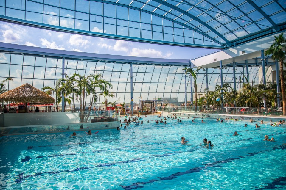 Europe's largest indoor water park.