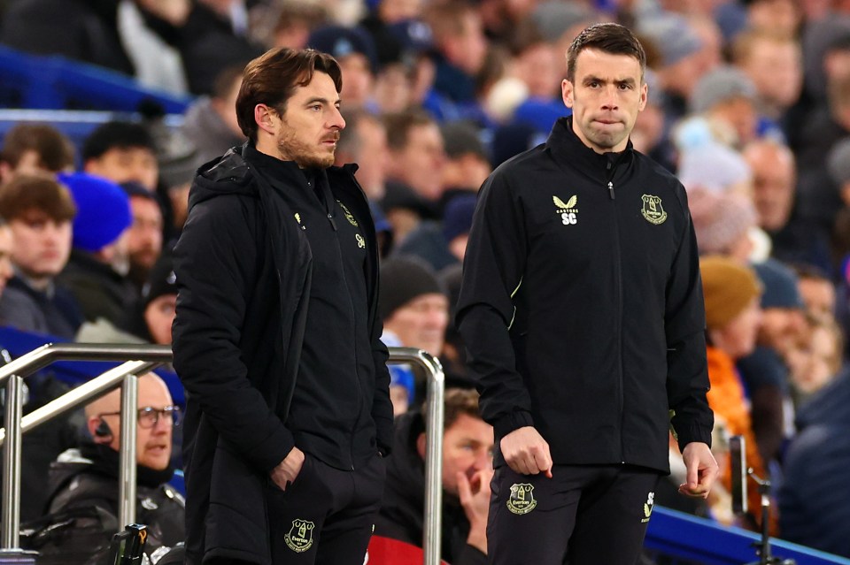 Leighton Baines and Seamus Coleman, Everton's caretaker managers.