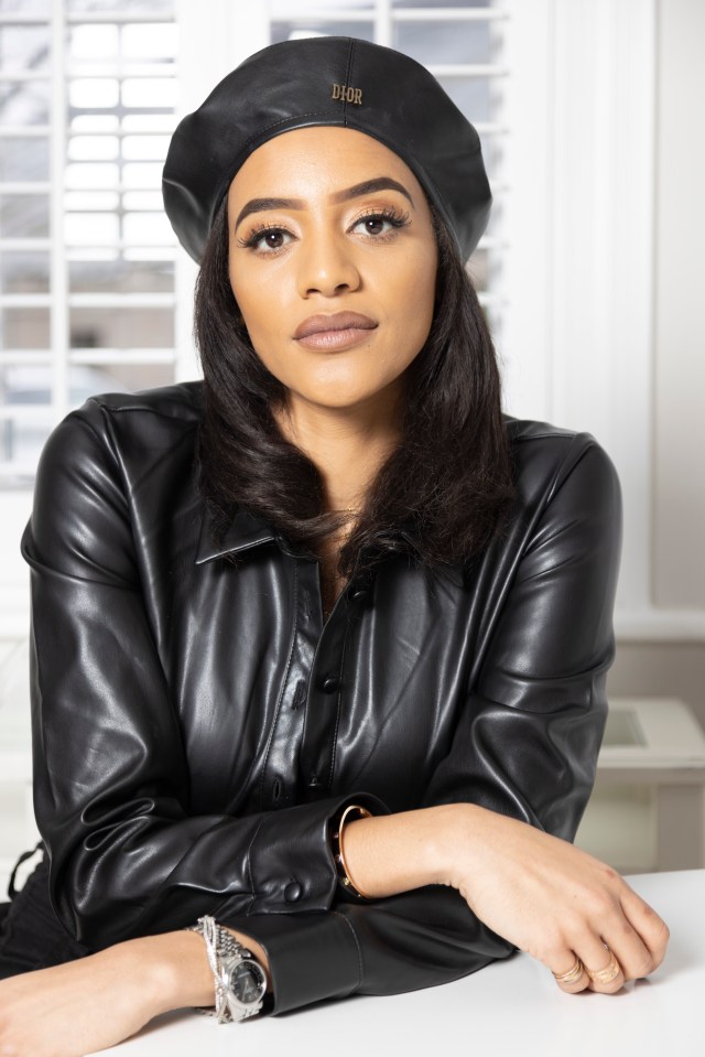 Amal Fashanu, daughter of John Fashanu, in a portrait.