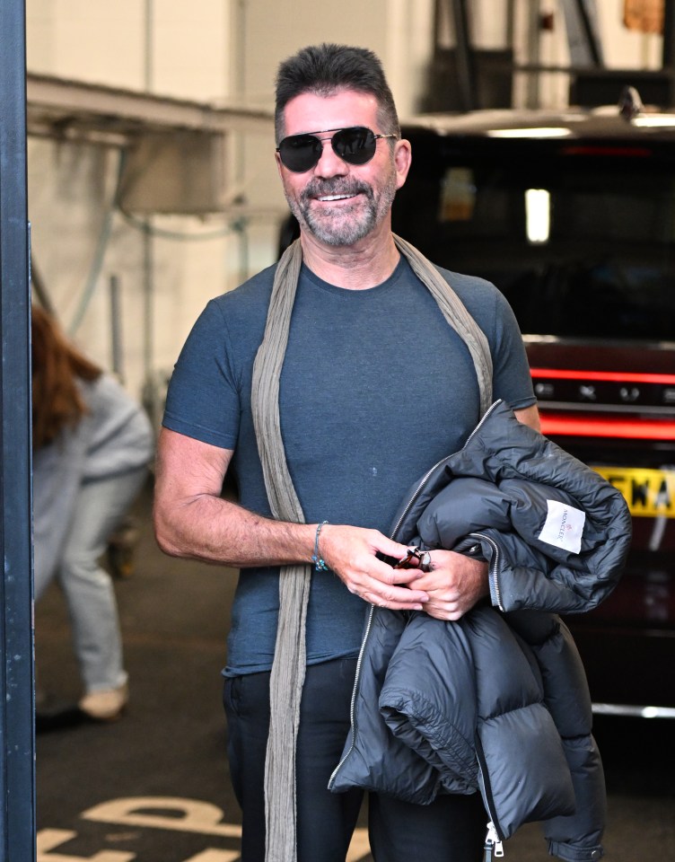 Simon Cowell arriving at Britain's Got Talent auditions.