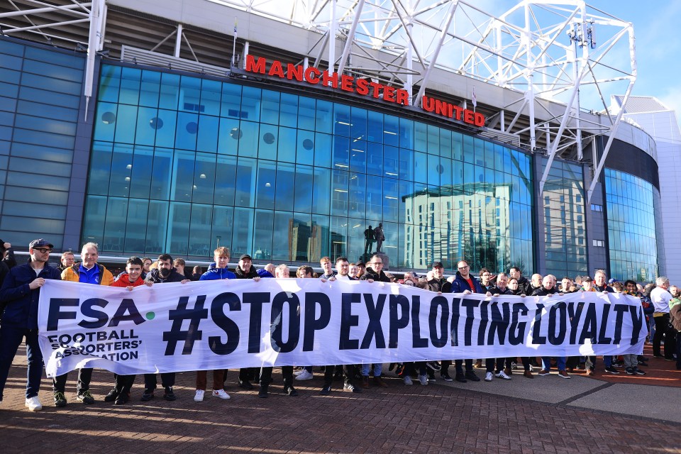 Fans have protested the price rises and scrapping of concession tickets