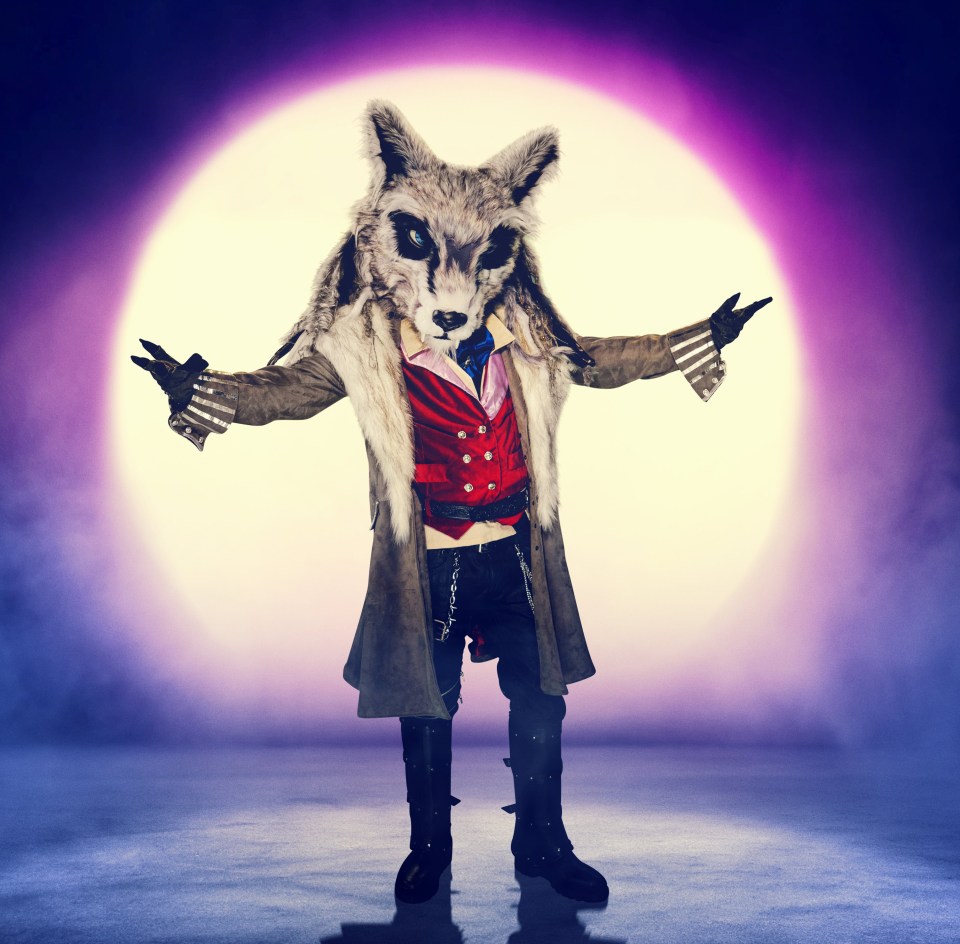 Wolf costume from The Masked Singer.