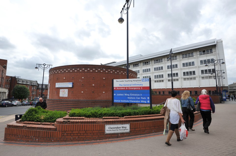 Exterior view of Leeds General Infirmary.