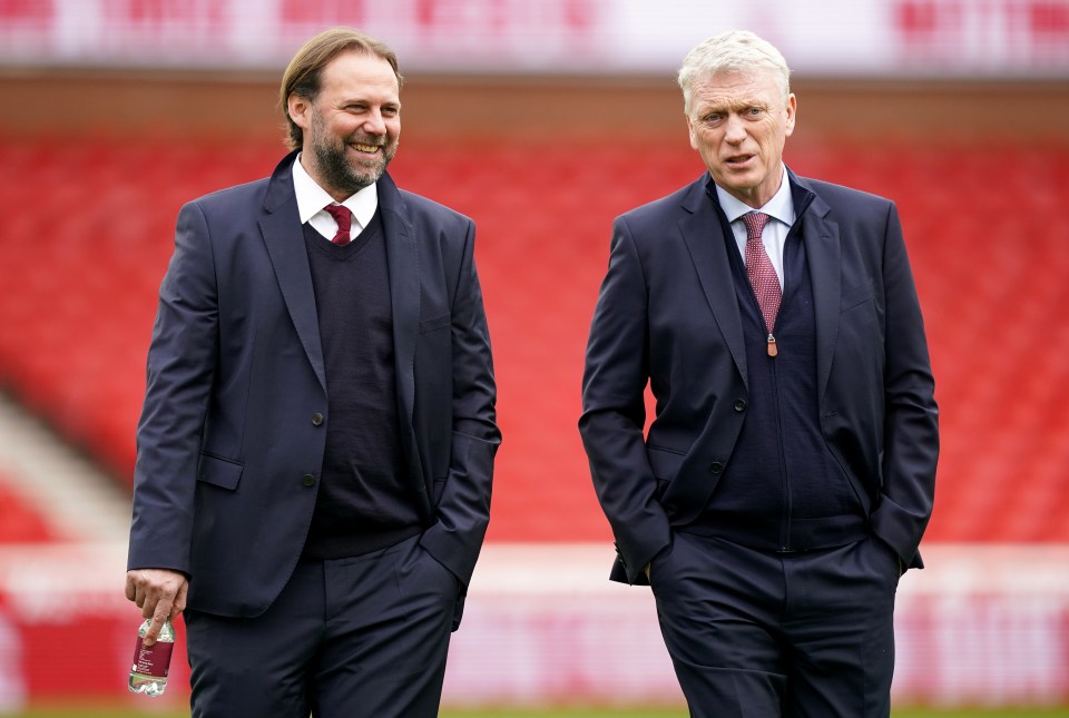 Steidten also fell out with former boss David Moyes late last season