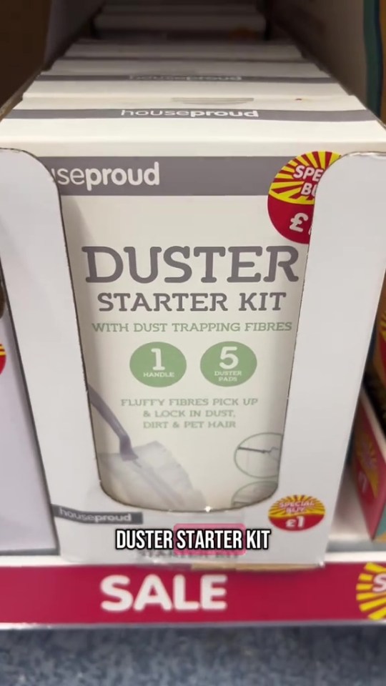 Houseproud duster starter kit on sale for £1.