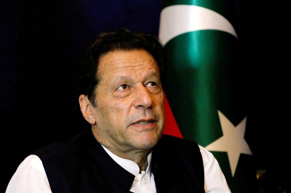 Imran Khan, former Pakistani Prime Minister, during an interview.