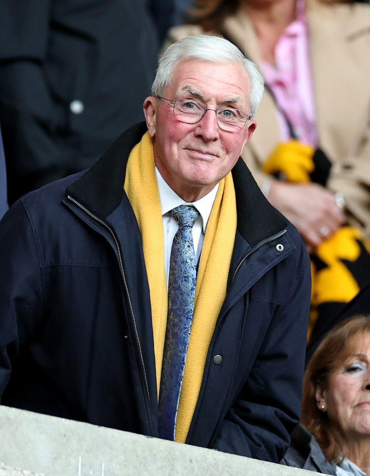 John Richards, former Wolverhampton Wanderers striker, at a match.