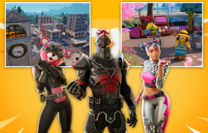 Fortnite Chapter 1 Season 2 characters and locations.