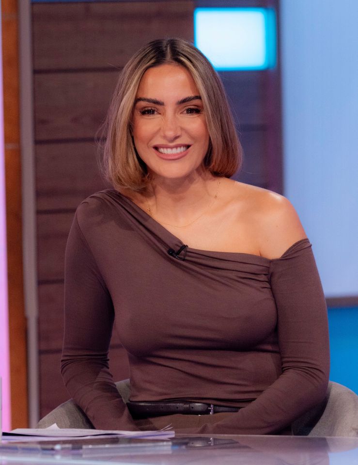 Frankie Bridge on the Loose Women TV show.