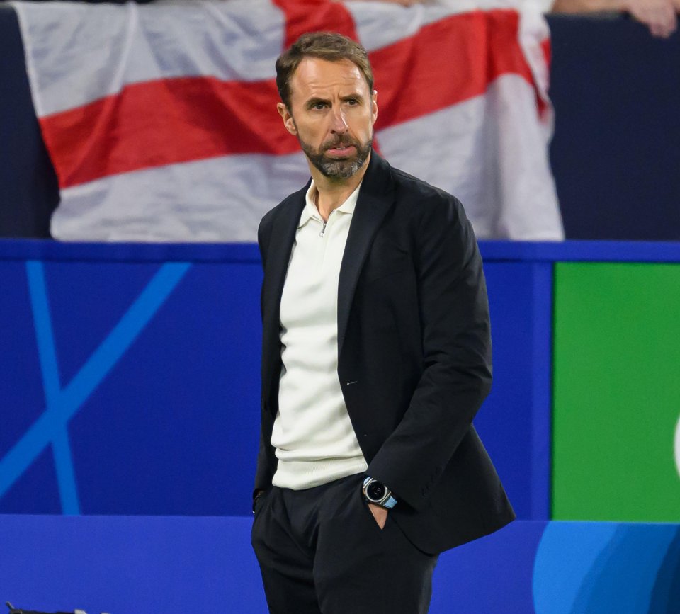 Gareth Southgate, England's manager, during a match.