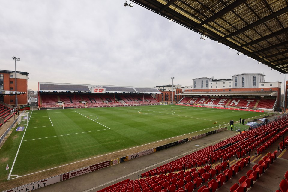 General view of the Gaughan Group Stadium, home of Leyton Orient.