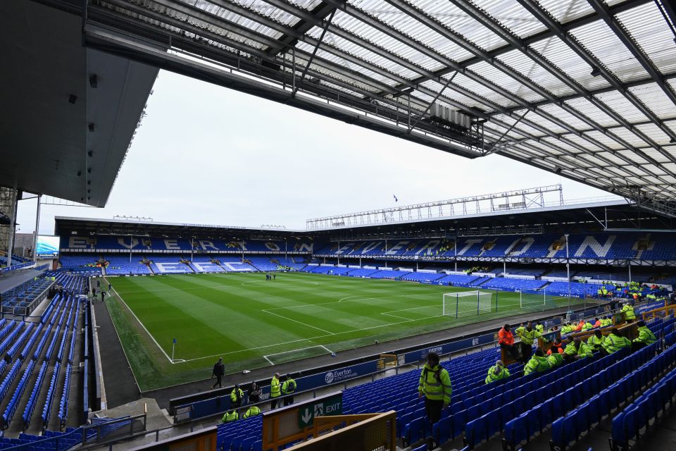 Goodison Park, home to Everton FC.