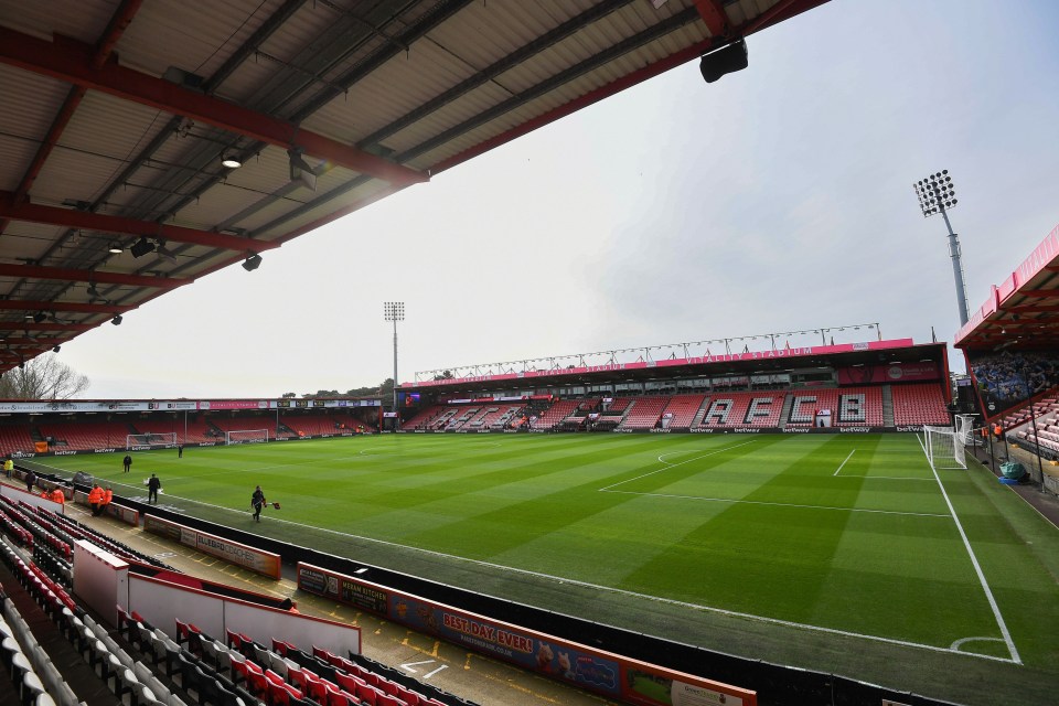 Vitality Stadium before a Premier League match.