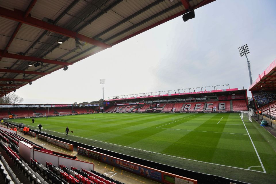 Vitality Stadium before a Premier League match.