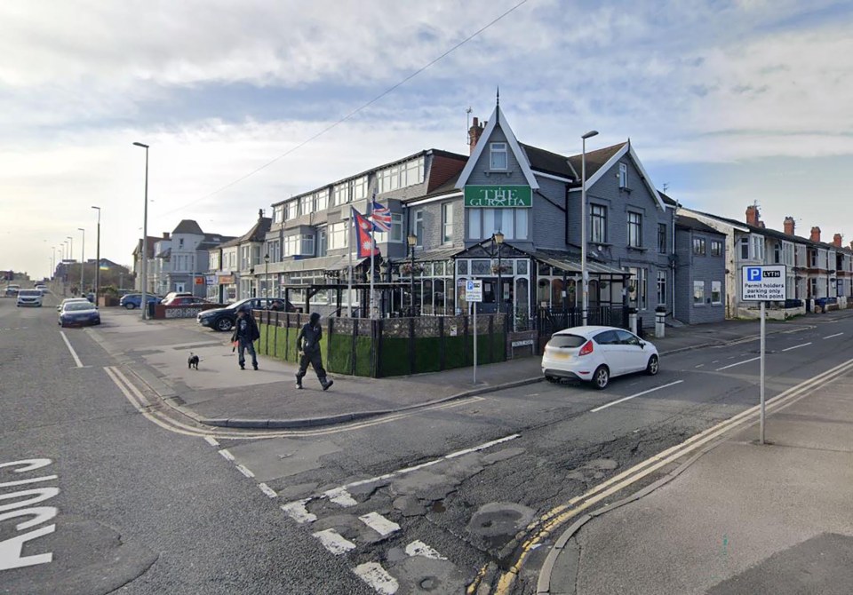 The incident occurred on Waterloo Road, Blackpool