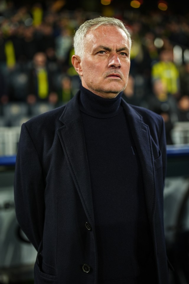 Jose Mourinho, head coach of Fenerbahce.