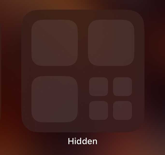 Illustration of a hidden app interface.