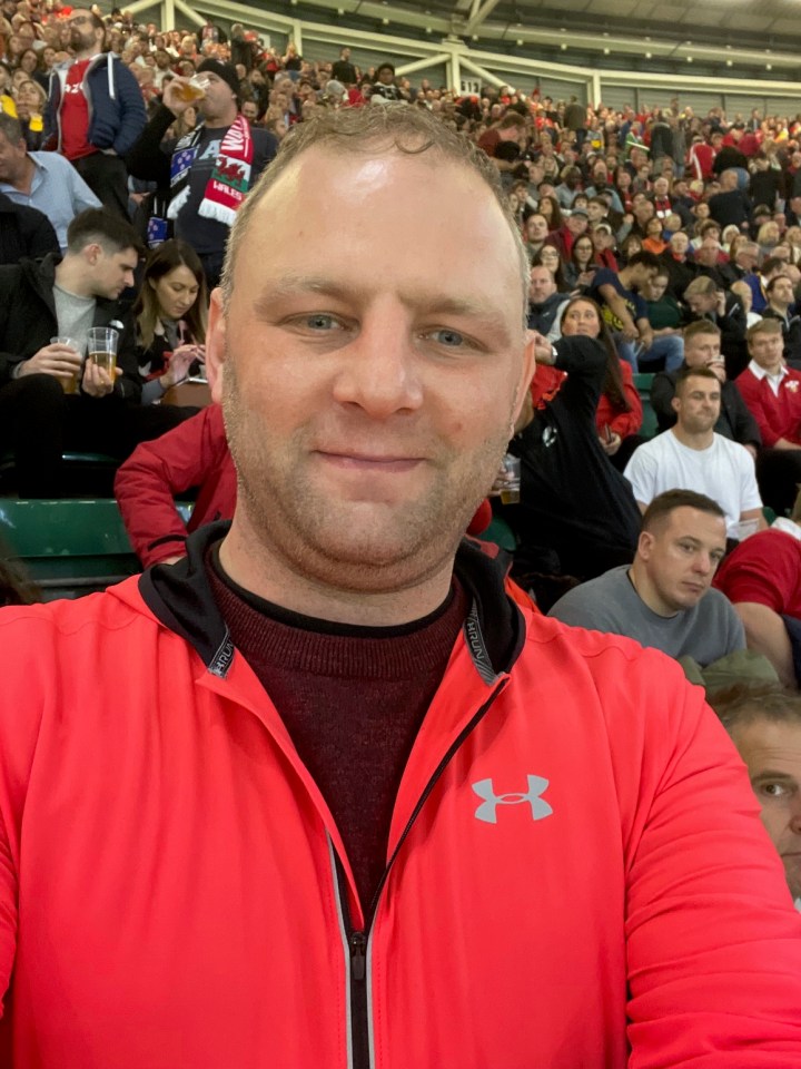 Gareth Jones at a sporting event.