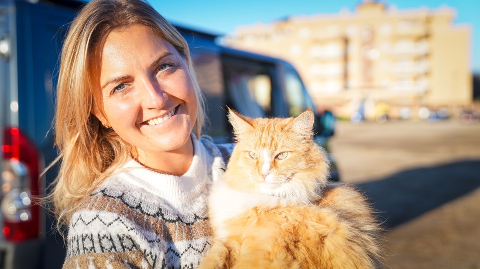 Therese Eriksson ditched her 'picture perfect' life to go on the road with her cat