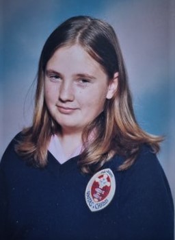 Portrait of a young woman.