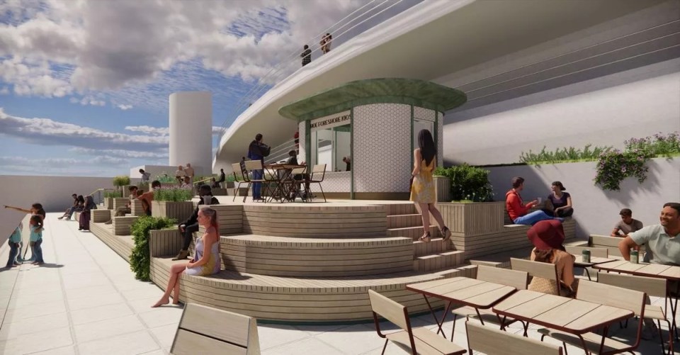 A new cafe-bar is set to open at an English seaside lido