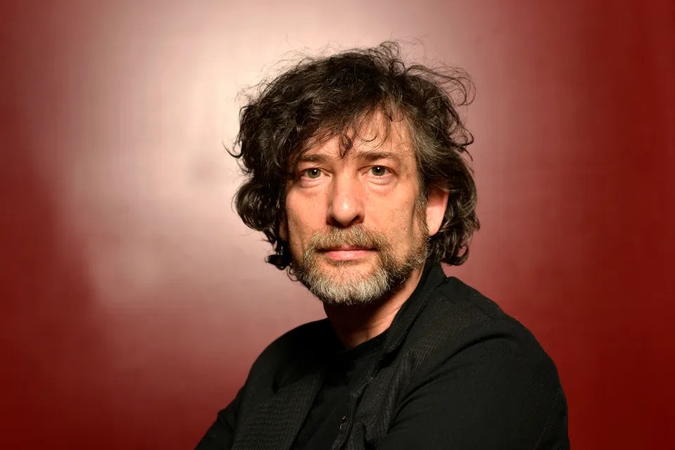 Portrait of Neil Gaiman.