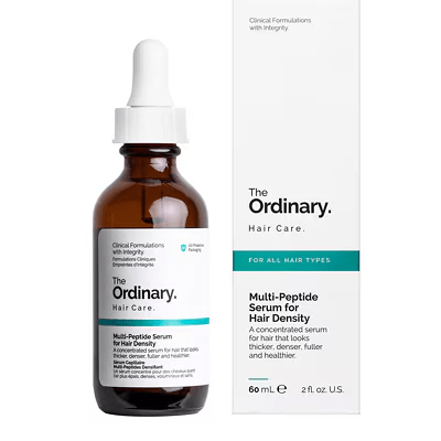 The Ordinary Multi-Peptide Serum for Hair Density, 60ml bottle and packaging.