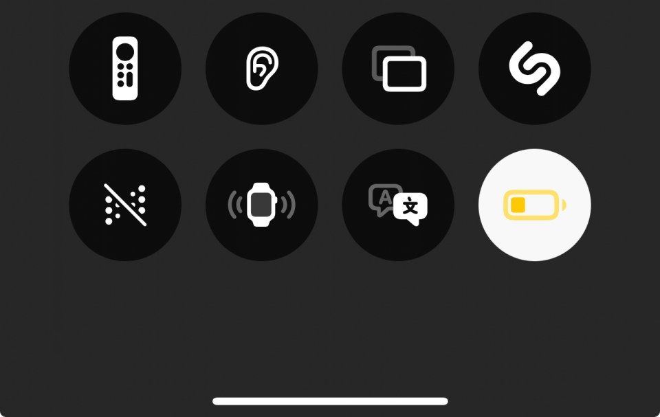 You can also turn Low Power Mode on through the Control Centre