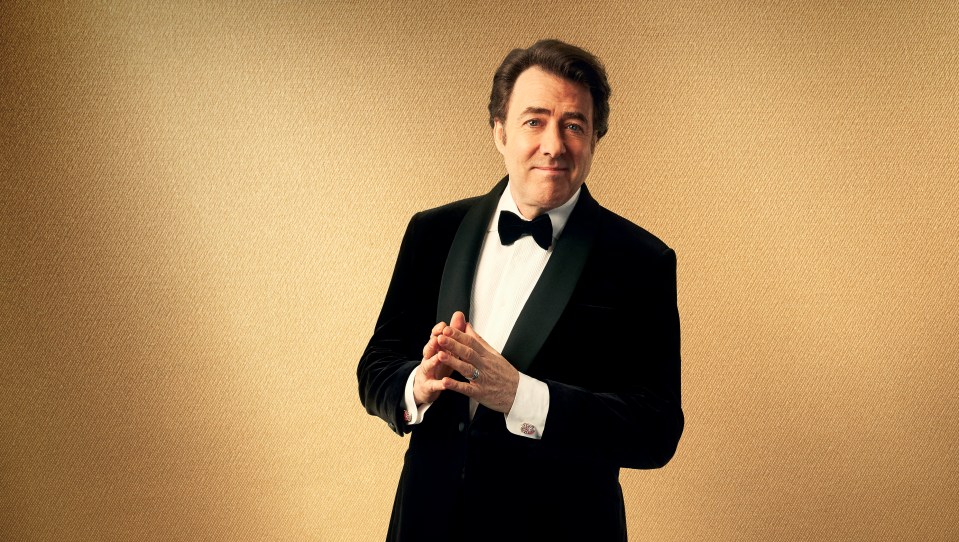 Jonathan Ross in a tuxedo.