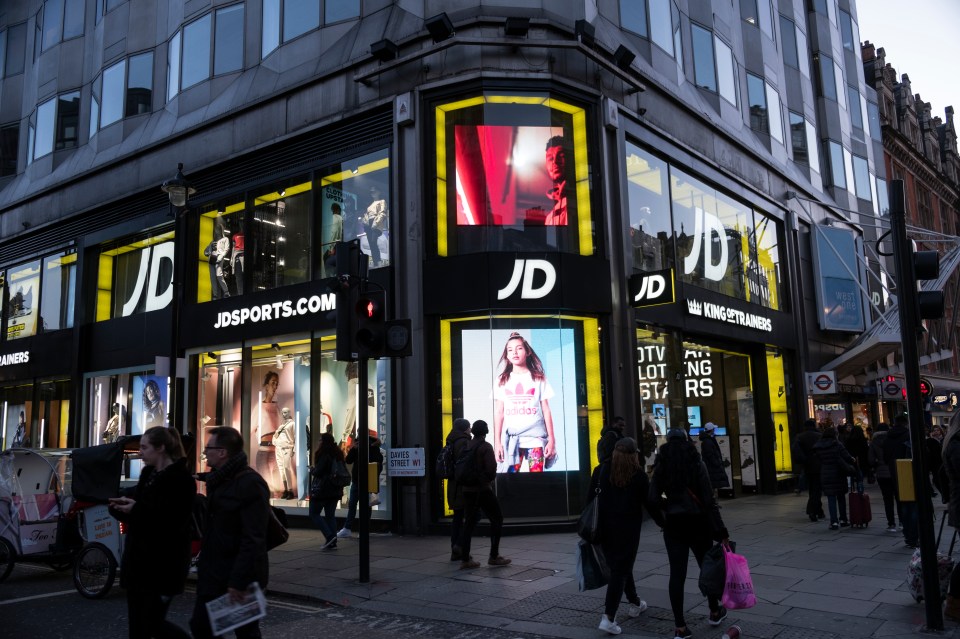 JD Sports store in London.