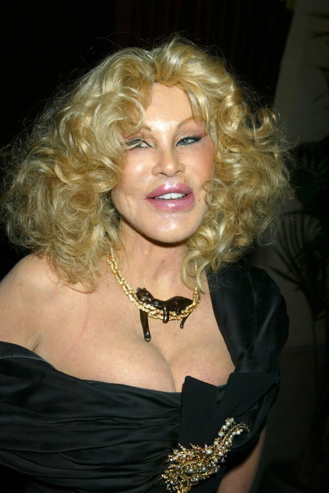 Jocelyne Wildenstein at a French Film Festival dinner.