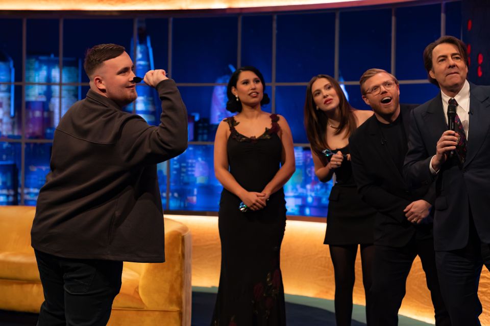 Littler has crossed over from darts to celebrity - appearing on The Jonathan Ross Show