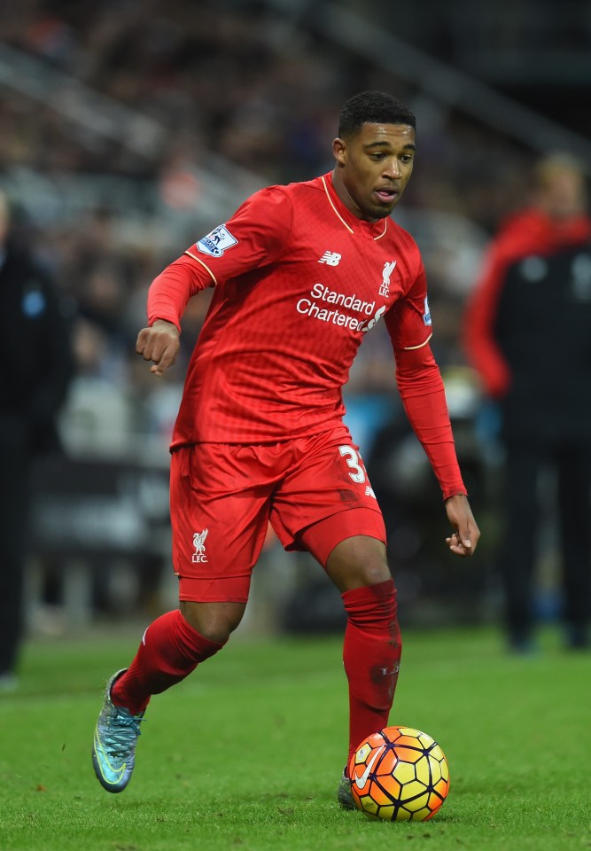 Jordan Ibe of Liverpool playing soccer.